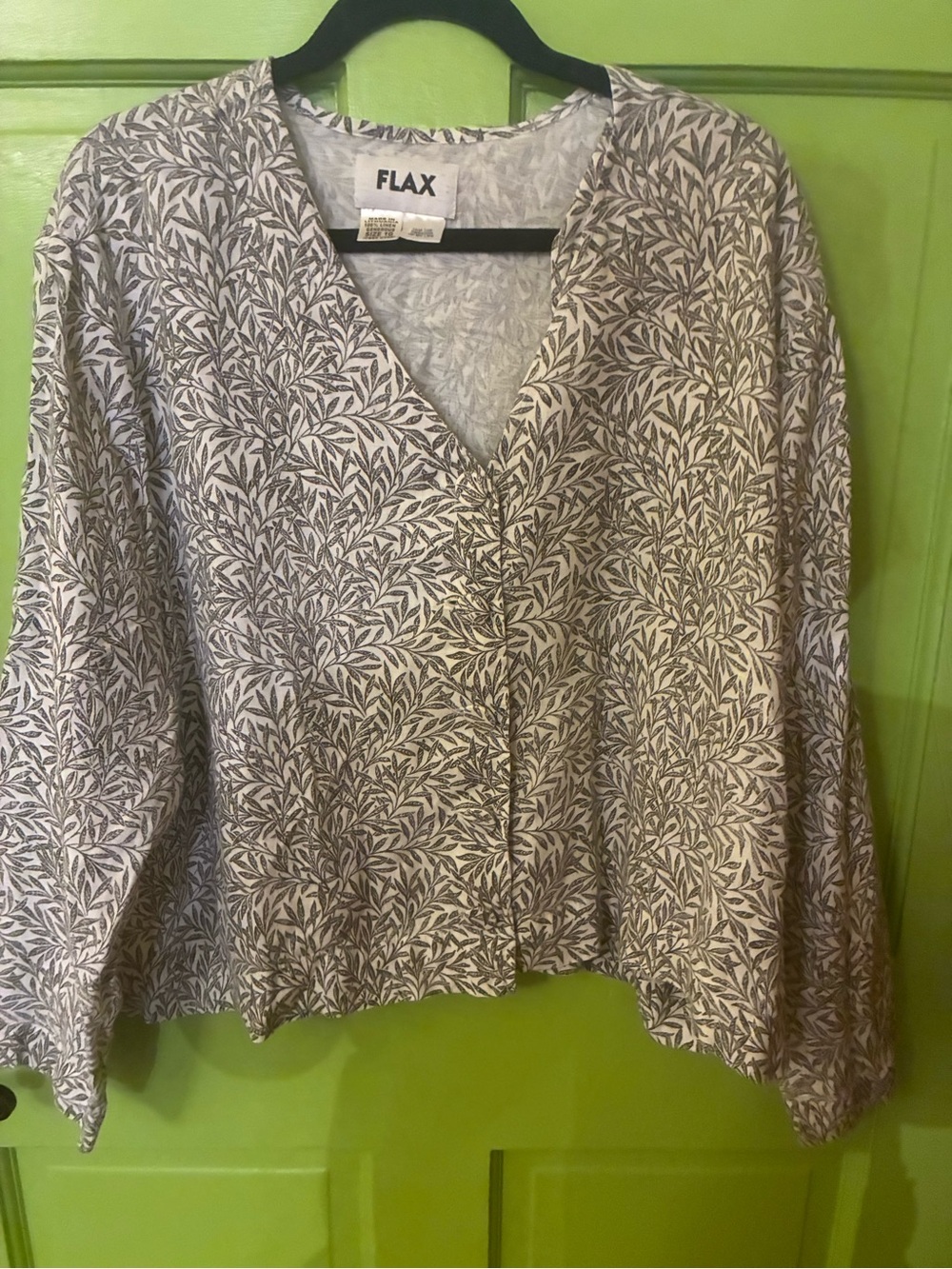FLAX button up jacket